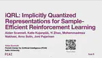iQRL: Implicitly Quantized Representations for Sample-Efficient Reinforcement Learning